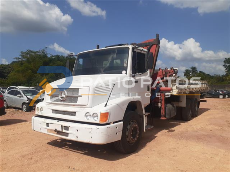 MERCEDES-BENZ L 1620 2007/2008 BRANCO C/ MUCK
