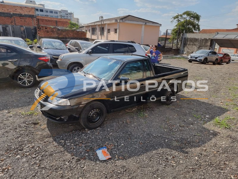 VW SAVEIRO 1.6 SUPER SURF; 2003/2004; PRETA; ALCO.GASOL