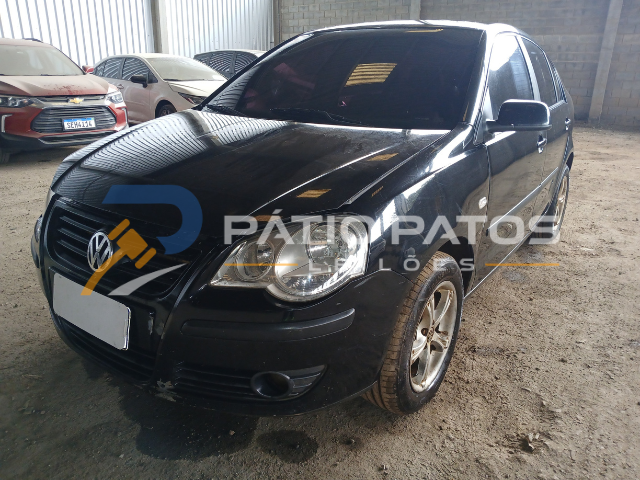 VOLKSWAGEN - POLO SEDAN 1.6 2008/2009; PRETA; ALCO.GASOL
