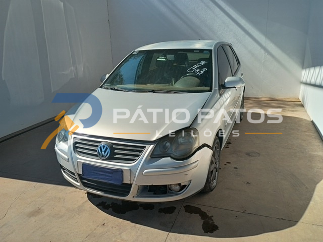 VOLKSWAGEN - POLO 1.6 SPORTLINE 2009/2010; PRATA; ALCO.GASOL