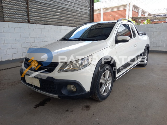 VOLKSWAGEN - SAVEIRO 1.6 CE CROSS 2011/2012; BRANCA; ALCO.GASOL