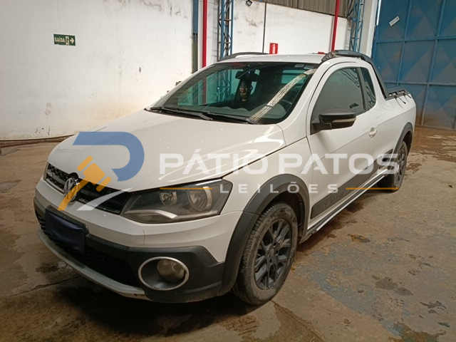 VOLKSWAGEN - SAVEIRO CE CROSS MA  2015/2015; BRANCA; ALCO.GASOL