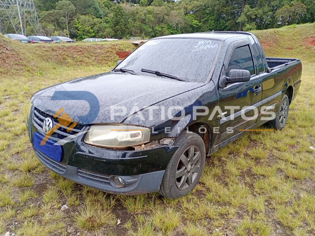 VOLKSWAGEN - SAVEIRO 1.8  2008/2009; PRETA; ALCO.GASOL