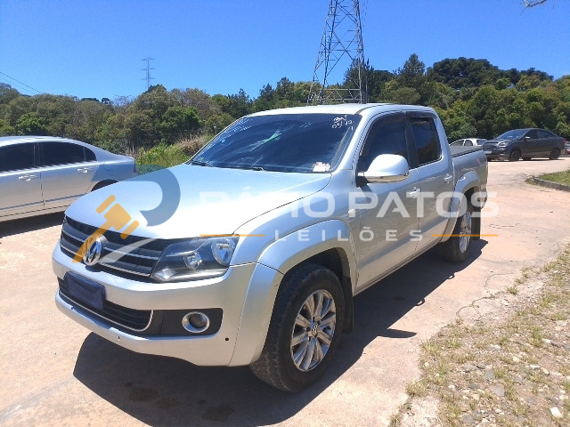 VOLKSWAGEN - AMAROK CD 4X4 HIGH 2011/2012; PRATA; DIESEL