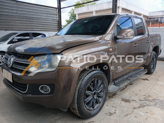 VOLKSWAGEN - AMAROK CD 4X4 HIGH 2012/2012; MARROM; DIESEL