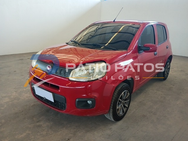 FIAT - UNO ATTRACTIVE 1.0 2016/2016; VERMELHA; ALCO.GASOL
