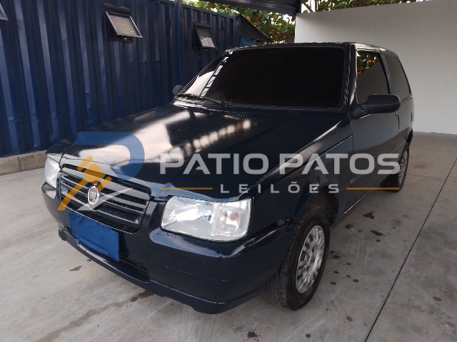 FIAT - UNO MILLE ECONOMY 2009/2010; PRETA; ALCO.GASOL
