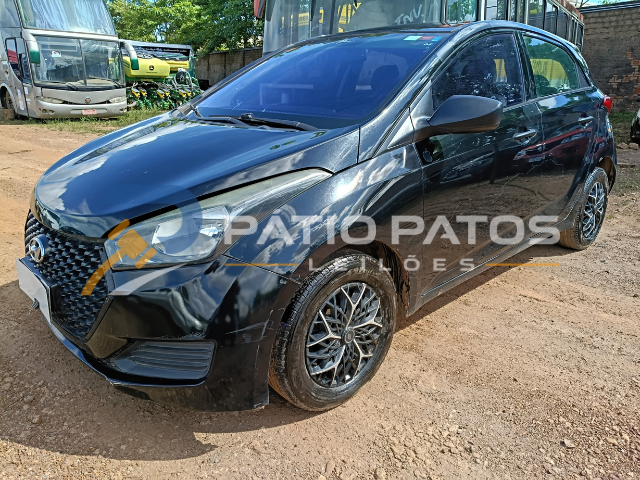 HYUNDAI - HB20 1.0M UNIQUE 2019/2019; PRETA; ALCO.GASOL
