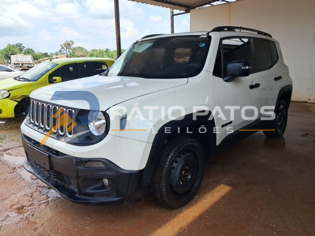 JEEP - RENEGADE 1.8 AUTOM 2021/2021; BRANCA; ALCO.GASOL