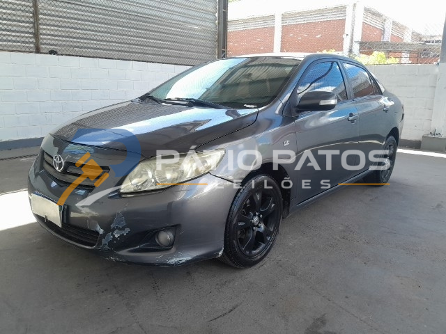 TOYOTA - COROLLA XEI18FLEX 2008/2009; CINZA; ALCO.GASOL