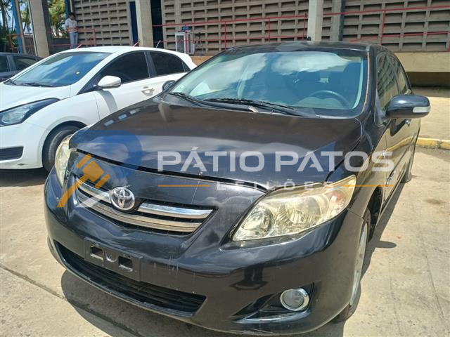 TOYOTA - COROLLA XEI20FLEX 2010/2011; PRETA; ALCO.GASOL