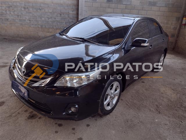 TOYOTA - COROLLA XEI20FLEX 2010/2011; PRETA; ALCO.GASOL