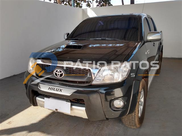 TOYOTA - HILUX CD4X4 SRV 2011/2011; PRETA; DIESEL