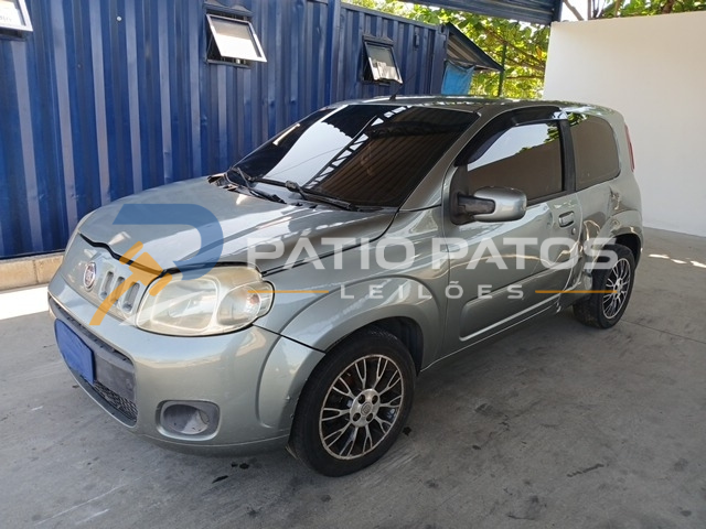 FIAT - UNO VIVACE 1.0 2012/2013; CINZA; ALCO.GASOL