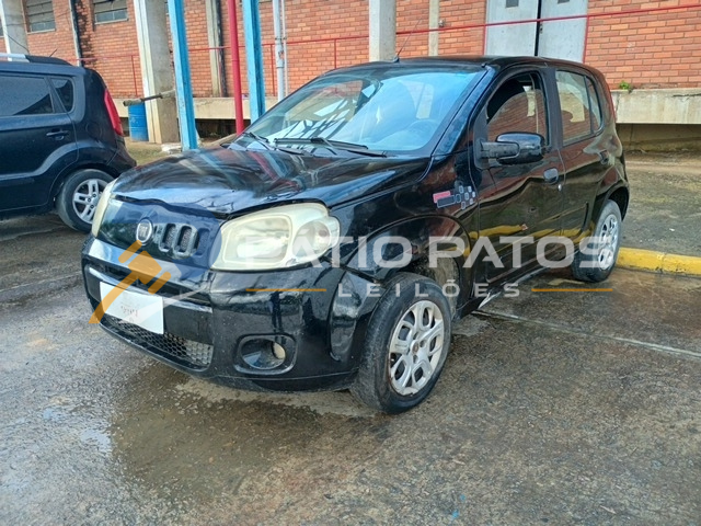 FIAT - UNO VIVACE 1.0 2011/2012; PRETA; ALCO.GASOL