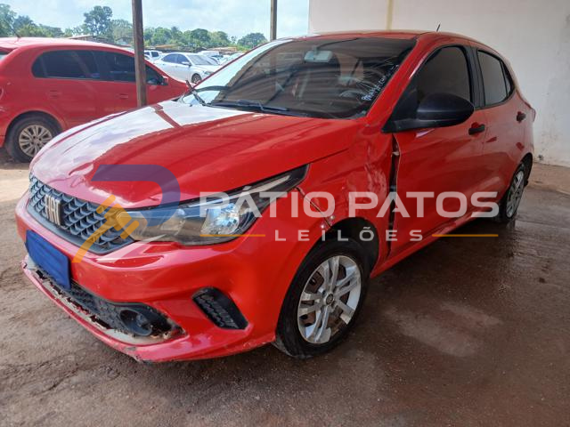 FIAT - ARGO 1.0 2020/2021; VERMELHA; ALCO.GASOL