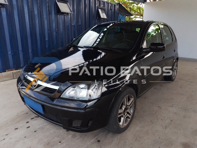 GM - CORSA HATCH PREMIUM 2008/2008; PRETA; ALCO.GASOL