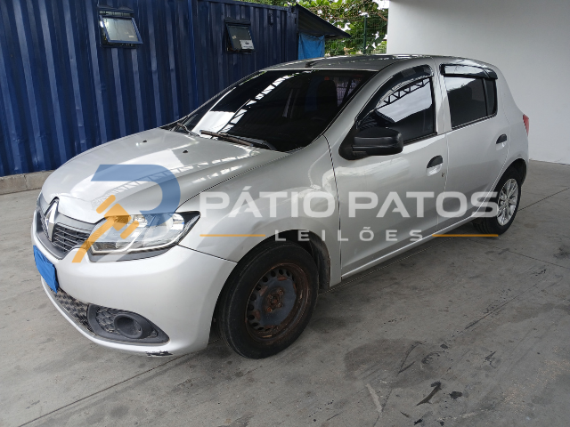 RENAULT - SANDERO AUTH 10v 2017/2018; PRATA; ALCO.GASOL
