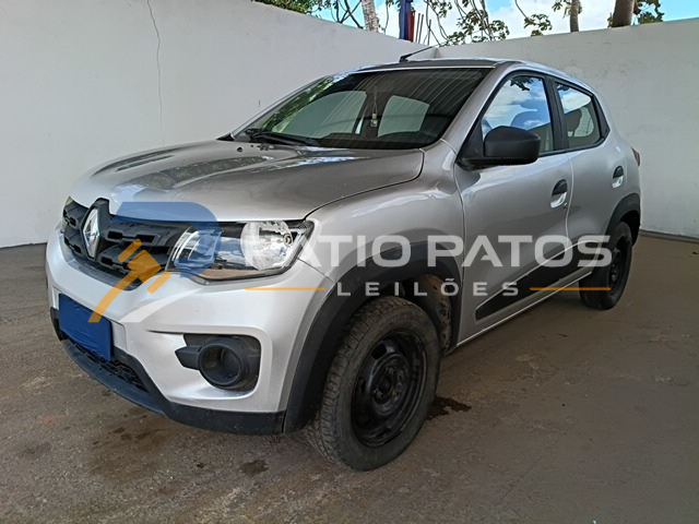 RENAULT - KWID ZEN 10MT 2018/2019; PRATA; ALCO.GASOL