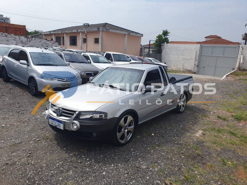VW SAVEIRO 1.8 SURF; 2008/2009; PRATA; ALCO.GASOL