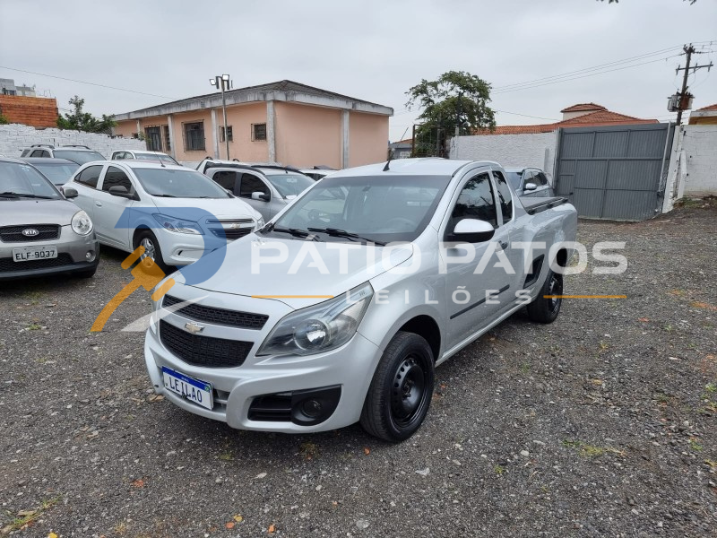 CHEVROLET MONTANA LS; 2013/2014; PRATA; ALCO.GASOL