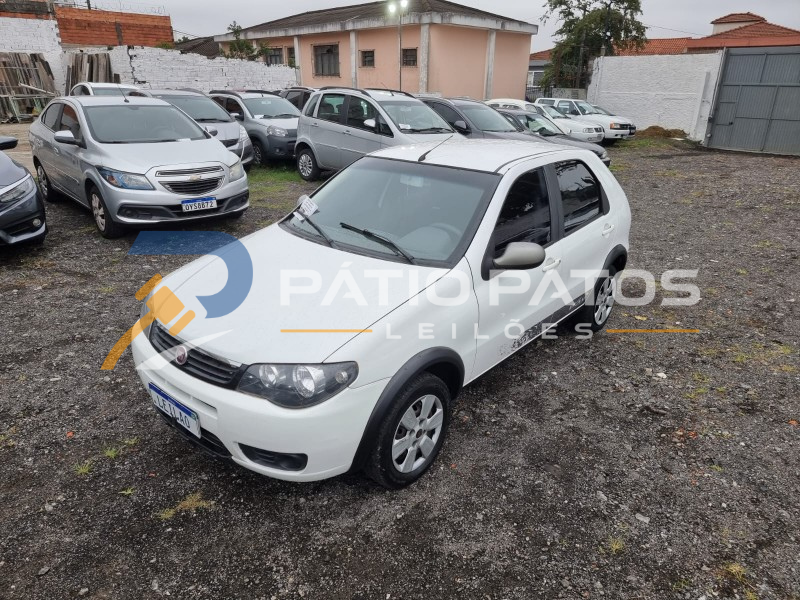 FIAT PALIO FIRE WAY; 2015/2015; BRANCA; ALCO.GASOL