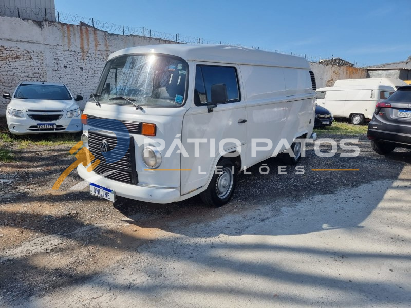 VW KOMBI FURGÃO; 2008/2009; BRANCA; ALCO.GASOL
